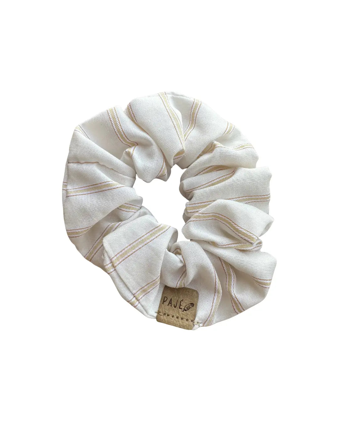 Elásticos de Cabelo Branco c/ listras - Pajé Snoods