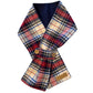 Golas Cachecol Azul Xadrez natal / S - Pajé Snoods