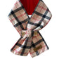 Golas Cachecol Rosa c/ vermelho / S - Pajé Snoods