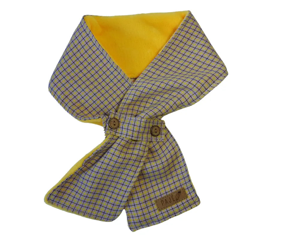 Golas Cachecol Xadrez Amarelo / S - Pajé Snoods