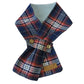 Golas Cachecol Xadrez Azul c/ Azul / S - Pajé Snoods