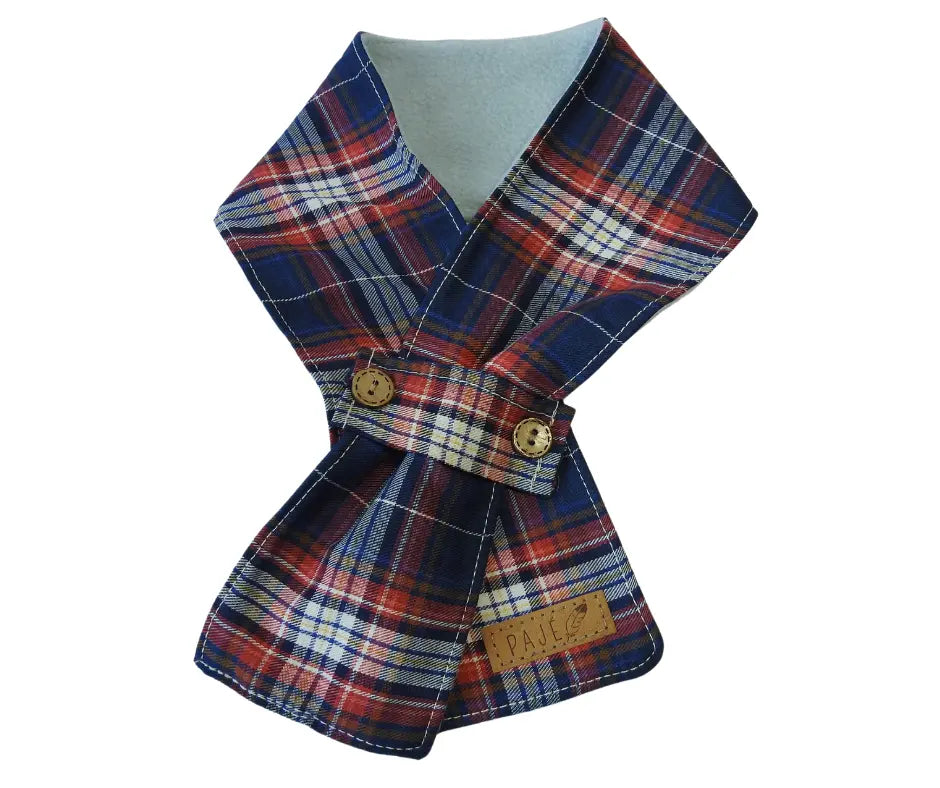 Golas Cachecol Xadrez Azul c/ Azul / S - Pajé Snoods