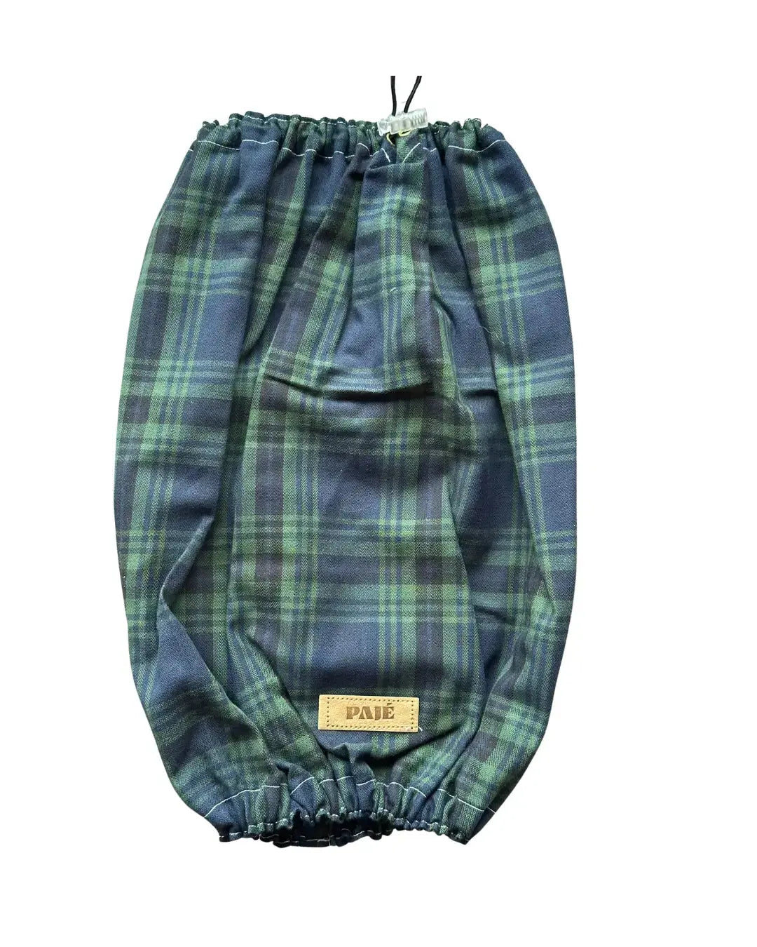 Snoods Algodão Verde Xadrez / S - Pajé Snoods