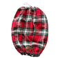 Snoods Algodão Vermelho Xadrez / S - Pajé Snoods